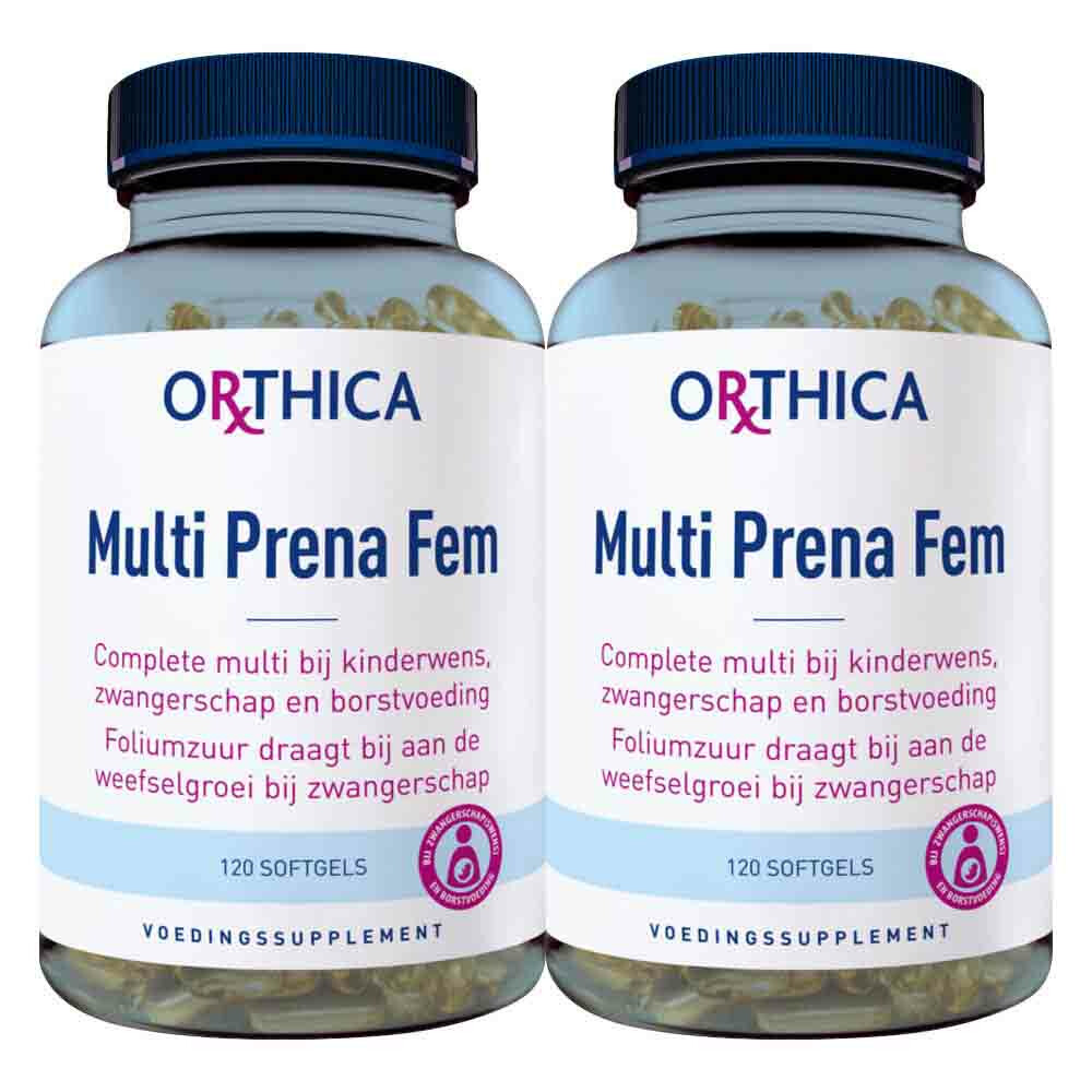 2x Orthica Multi Prena Fem 120 softgels