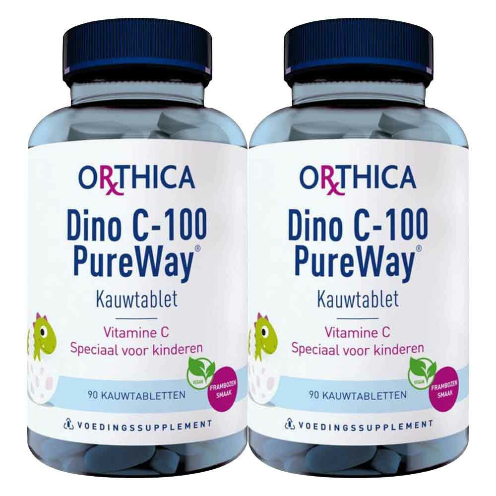 2x Orthica Dino C-100 PureWay 90 kauwtabletten