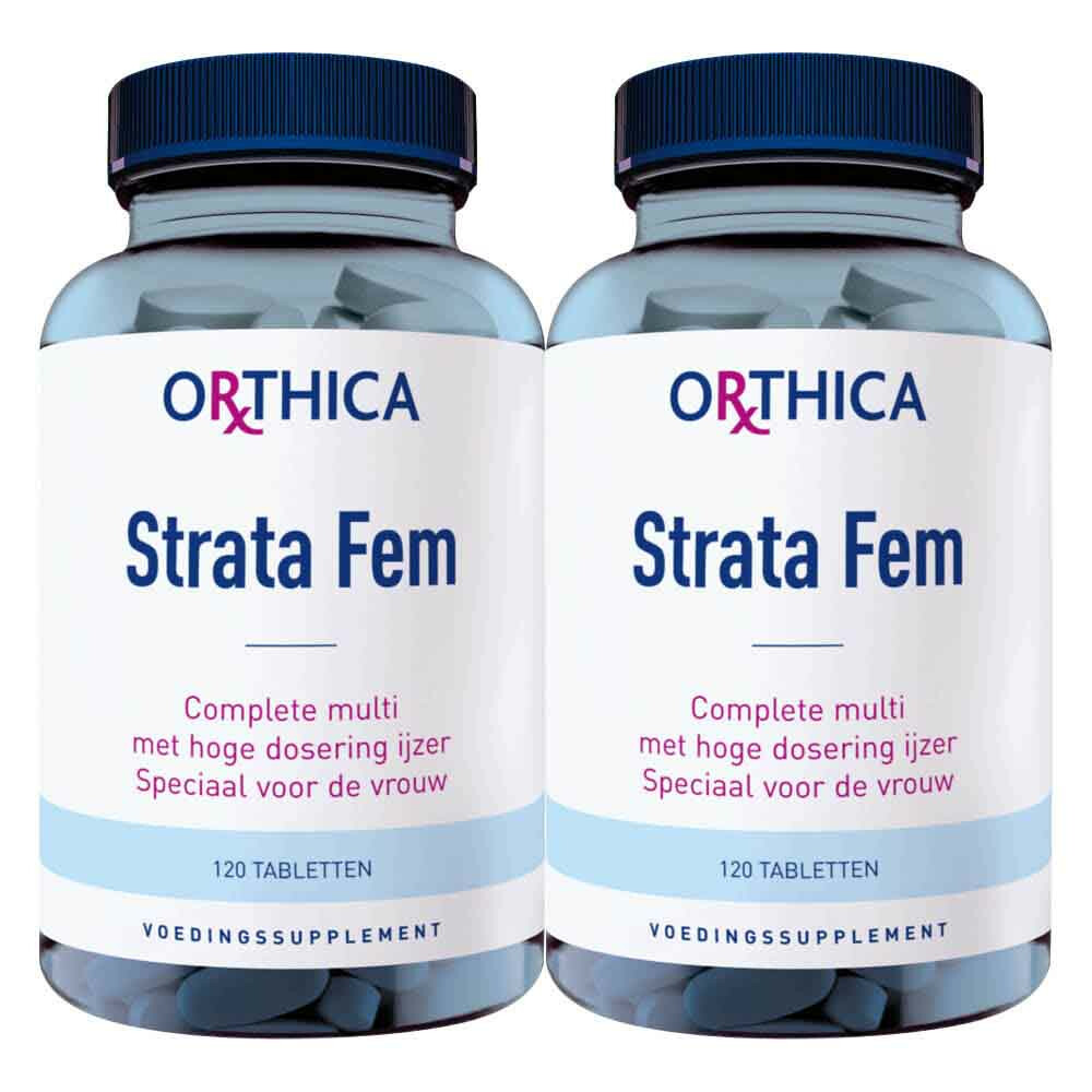 2x Orthica Strata Fem 120 tabletten