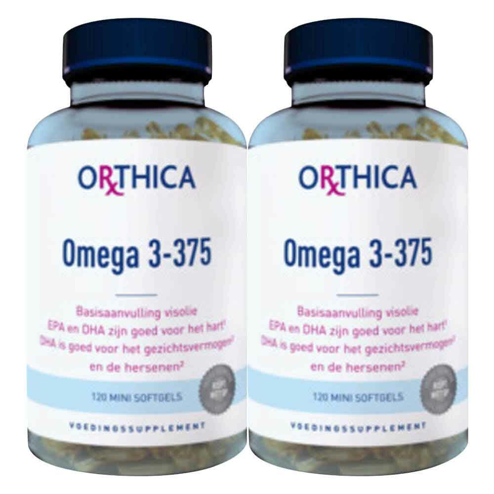 2x Orthica Omega 3-375 120 softgels