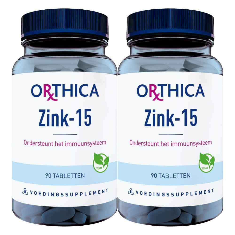 Gratis Verzending: 2x Orthica Zink 15 90 tabletten
