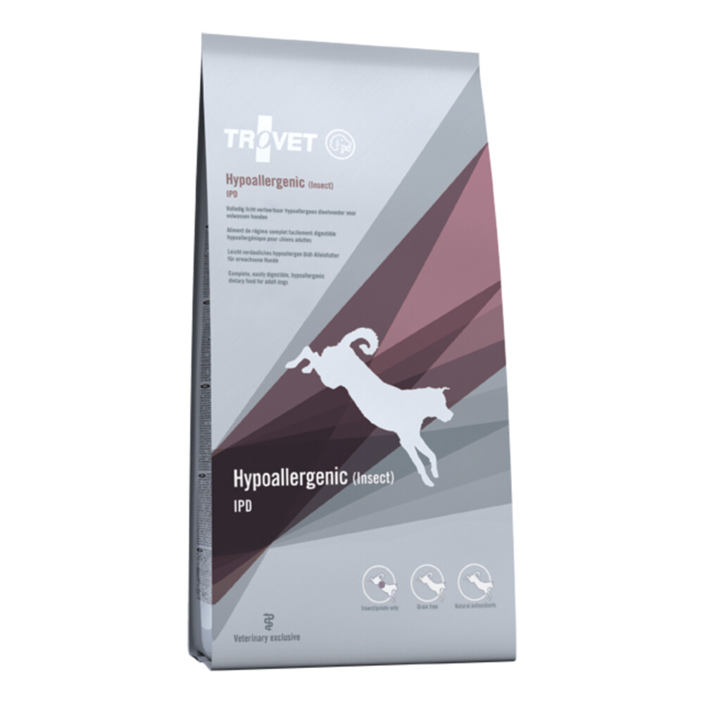 Trovet IPD Hypoallergenic Hondenvoer Insect 10 kg