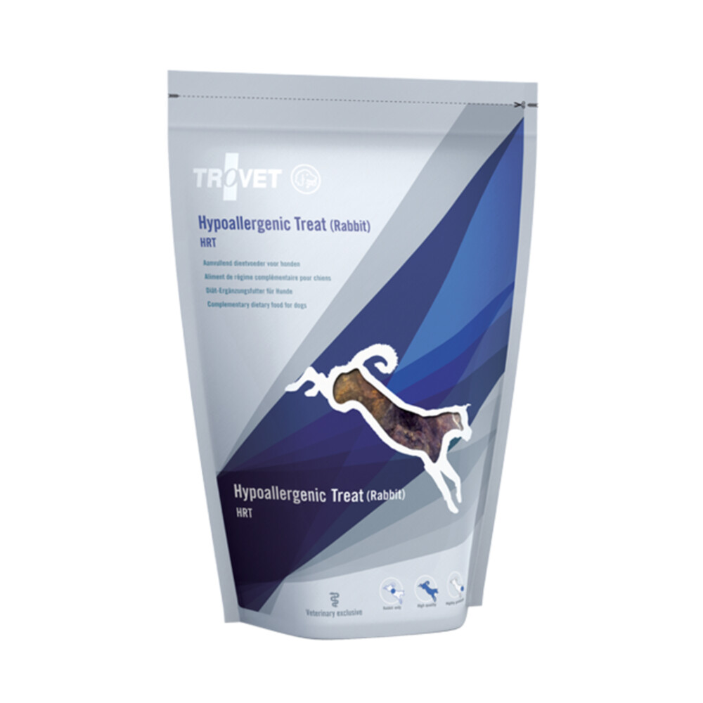 Trovet HRT Treat Hypoallergenic Hondensnacks Konijn 250 gr