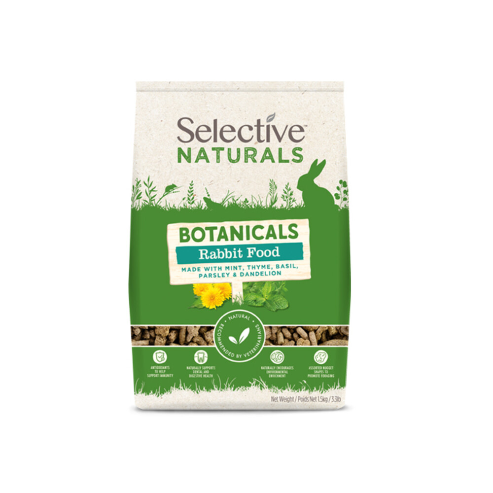 4x Supreme Selective Botanicals Konijn 1,5 kg