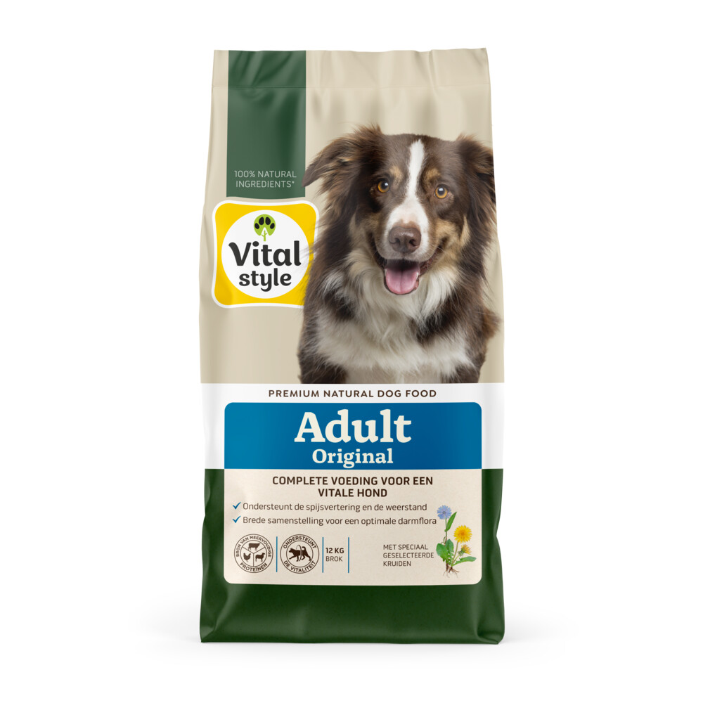 Vitalstyle Adult Original Hondenvoer 12 kg
