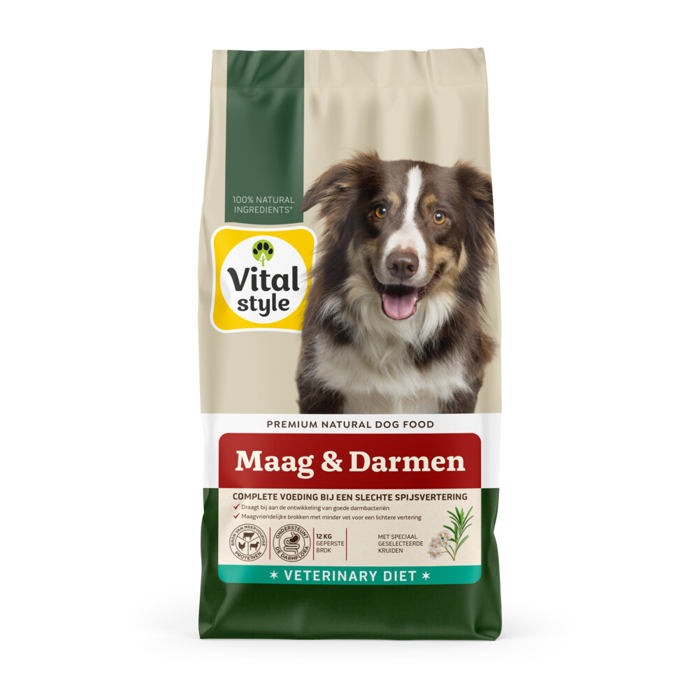 VITALstyle Maag&Darmen Hondenvoer 12 kg