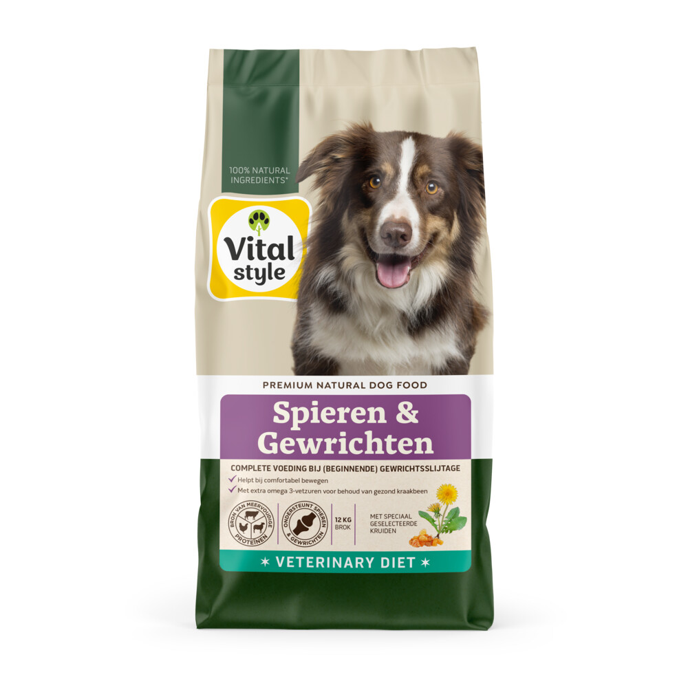 VITALstyle Spier&Gewricht Hondenvoer 12 kg