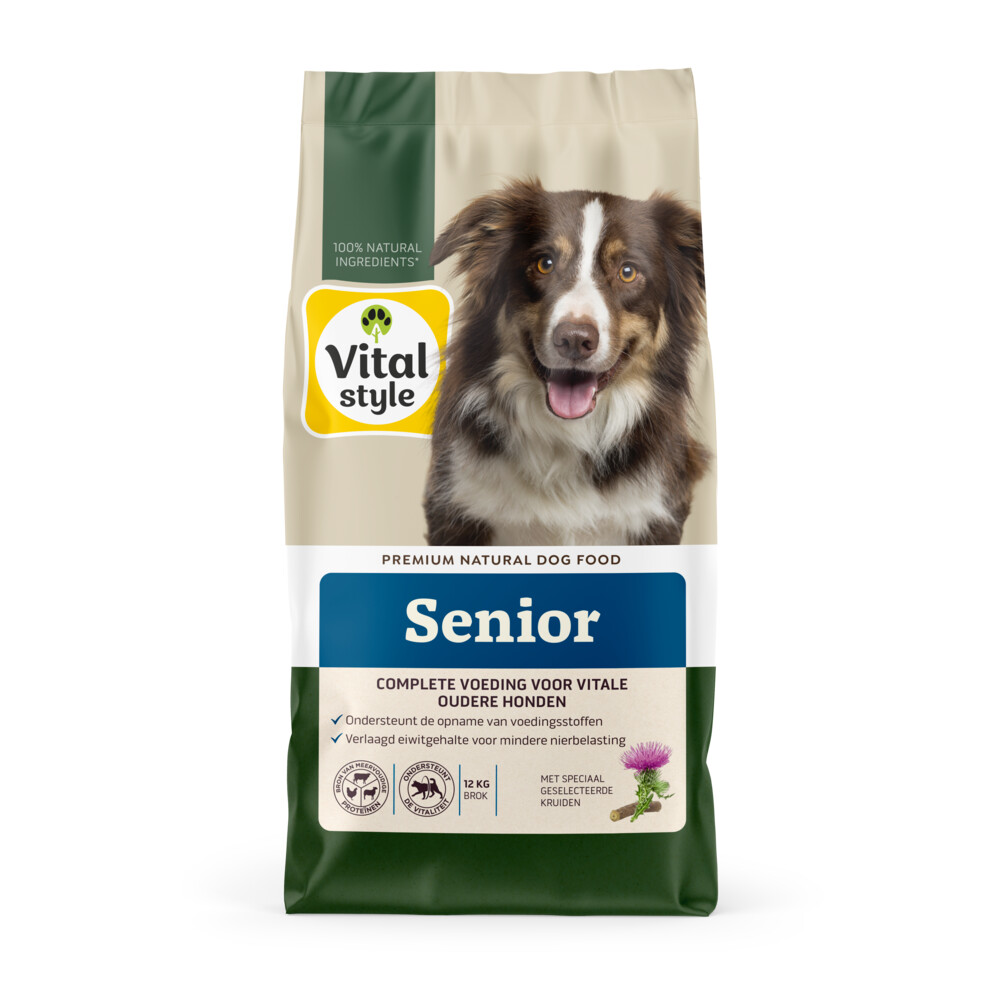 VITALstyle Senior Hondenvoer 12 kg