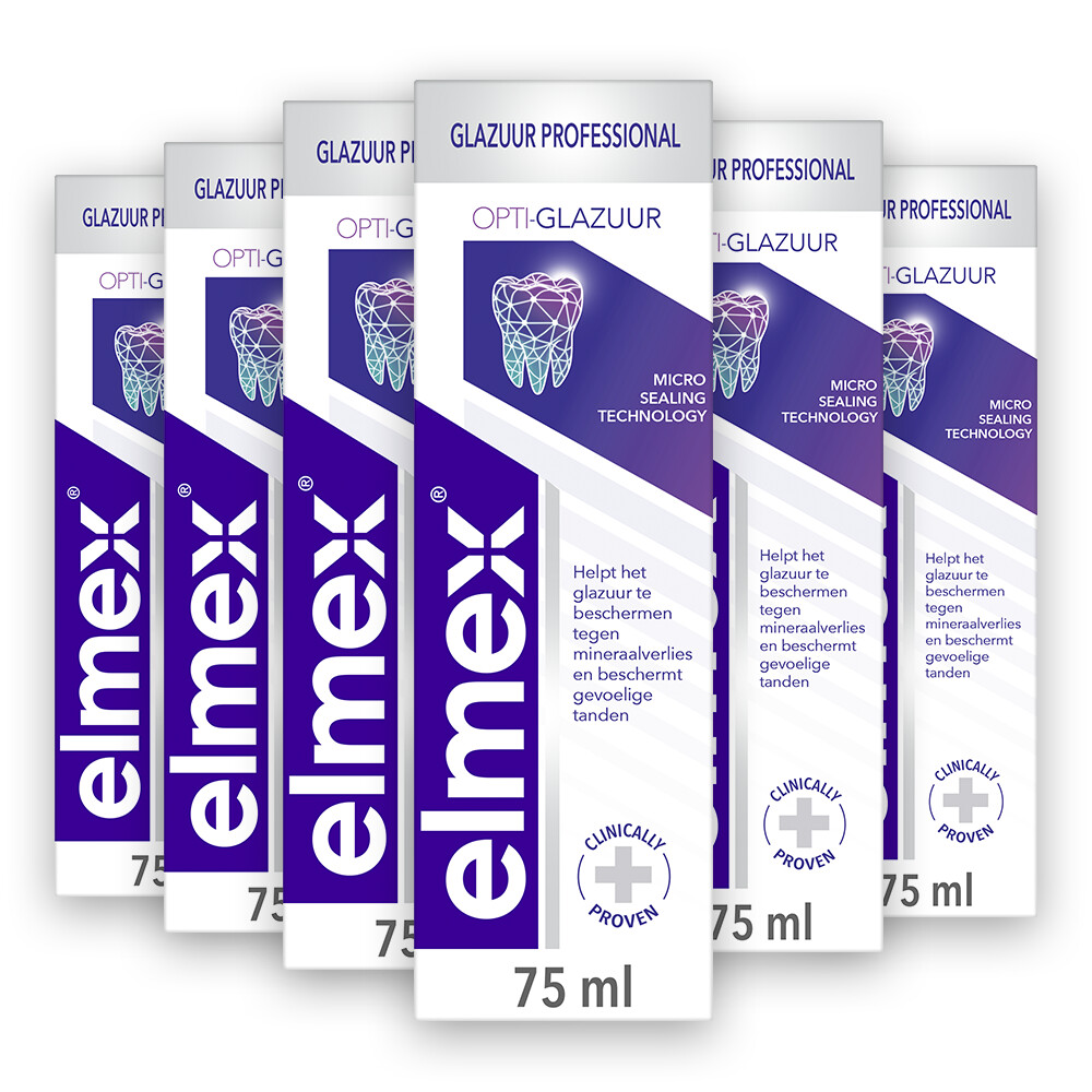 12x Elmex Tandpasta Glazuur Protection 75 ml