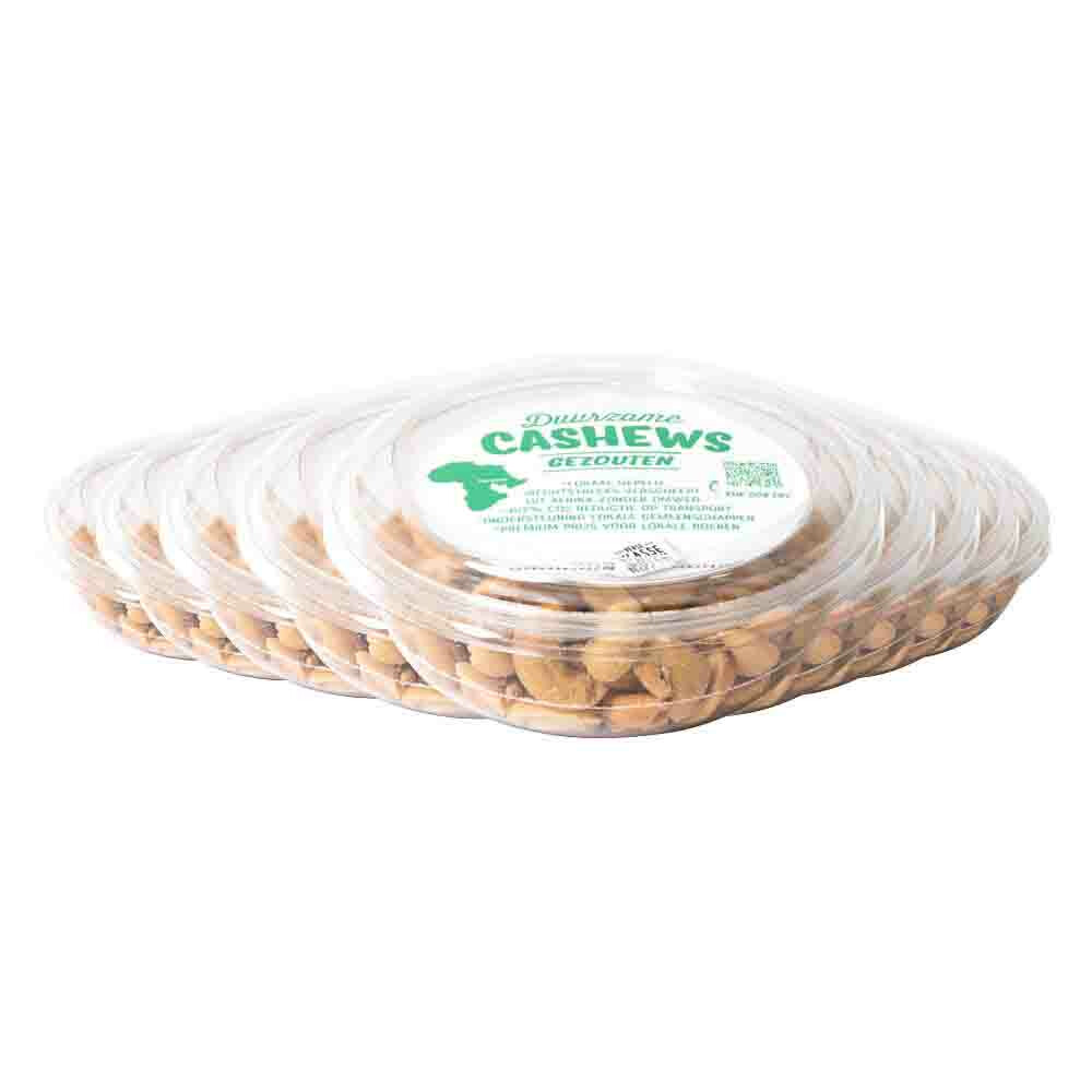9x Verse Klassenoten Duurzame Cashews XXL Gezouten 150 gr