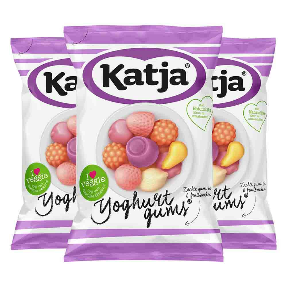 3x Katja Yoghurtgums 65 gr