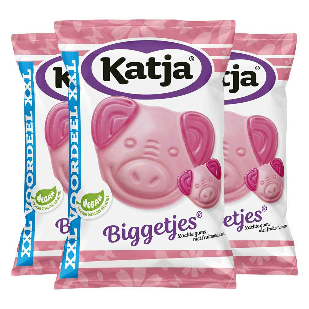 3x Katja Biggetjes XXL 410 gr