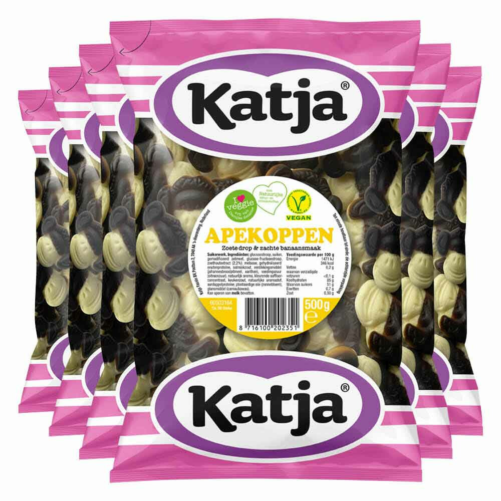 6x Katja Apekoppen 500 gram