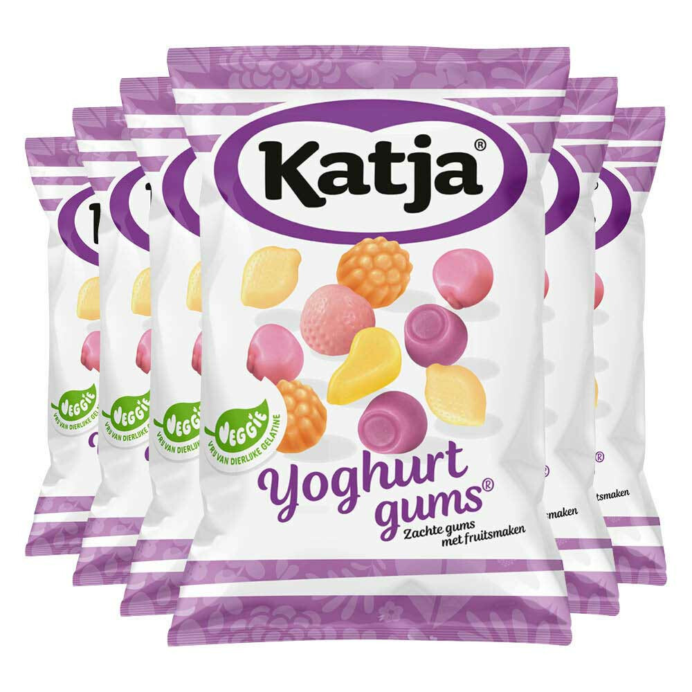 6x Katja Yoghurtgums 295 gr