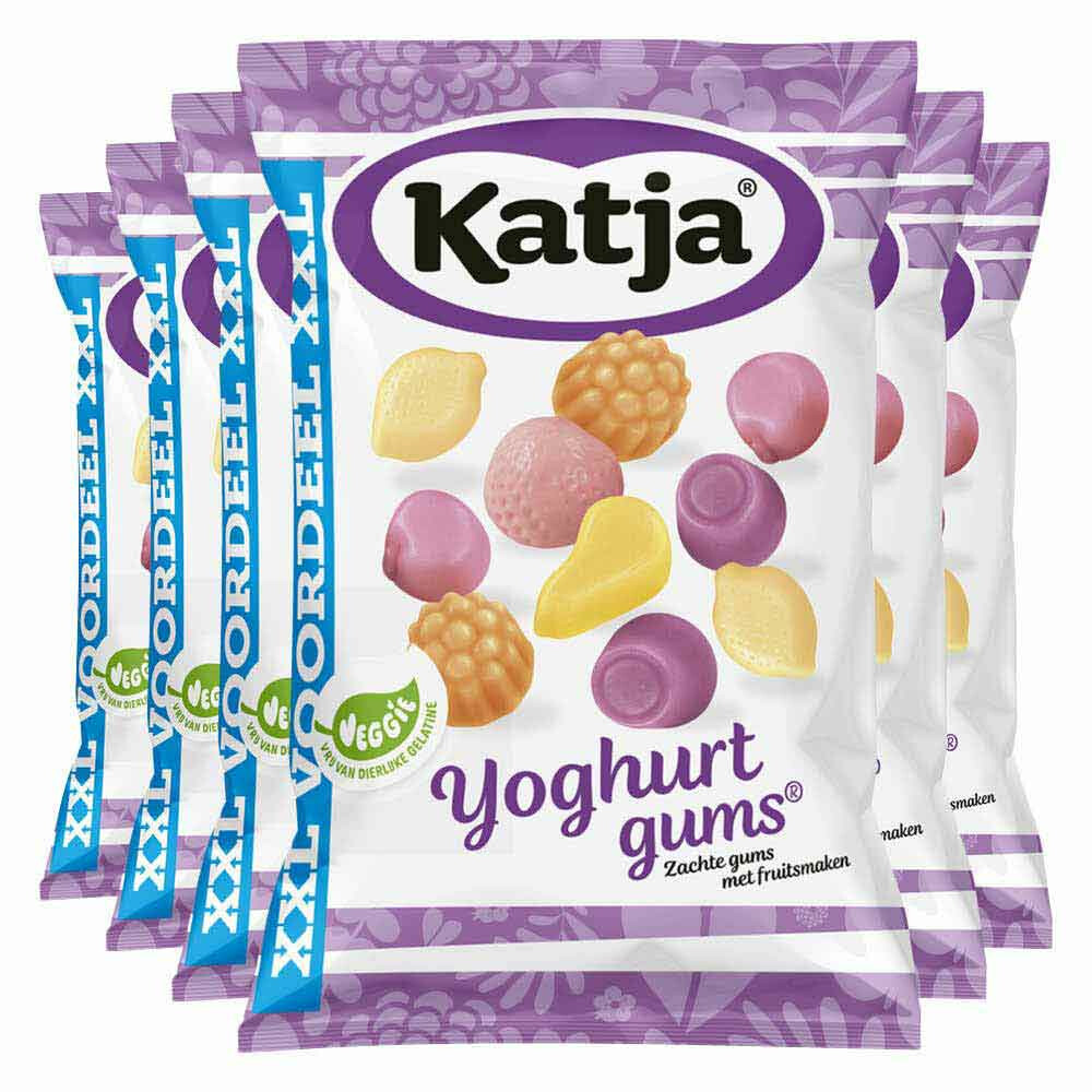 6x Katja Yoghurtgums XXL 410 gr