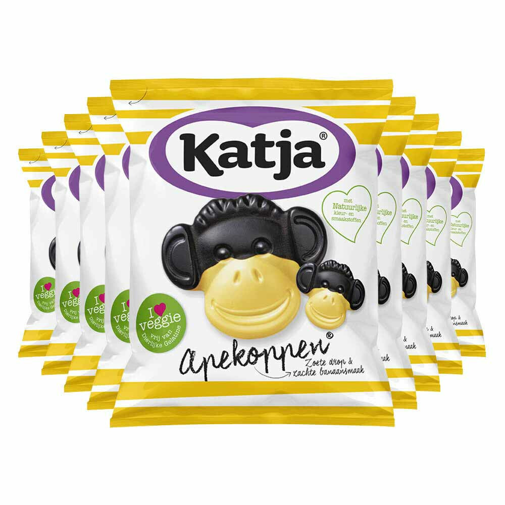 9x Katja Apekoppen 65 gram