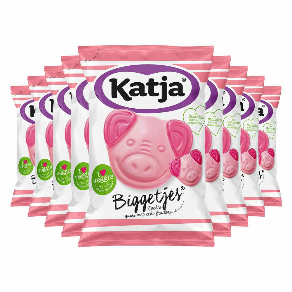 9x Katja Biggetjes 125 gr