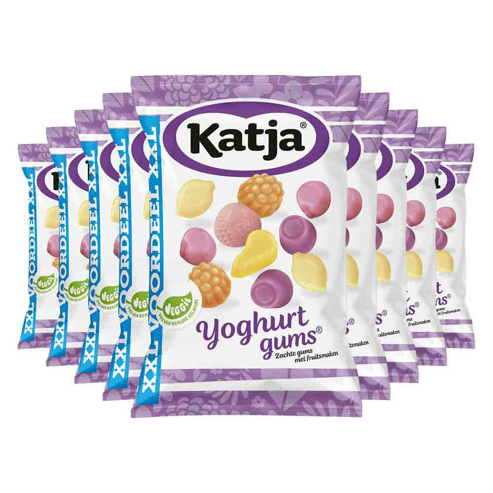 9x Katja Yoghurtgums XXL 410 gr