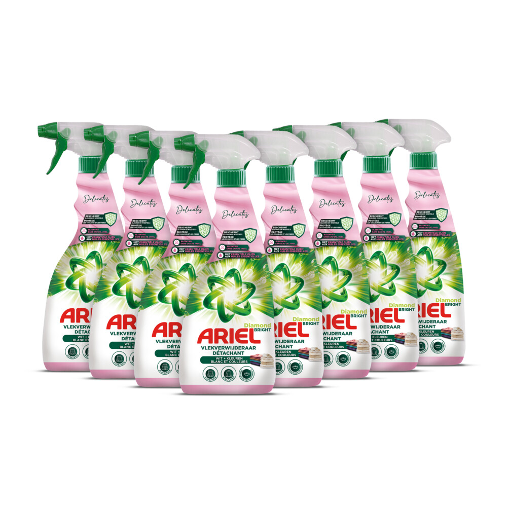 8x Ariel Vlekkenverwijderaar Delicate&Wool Spray 750 ml