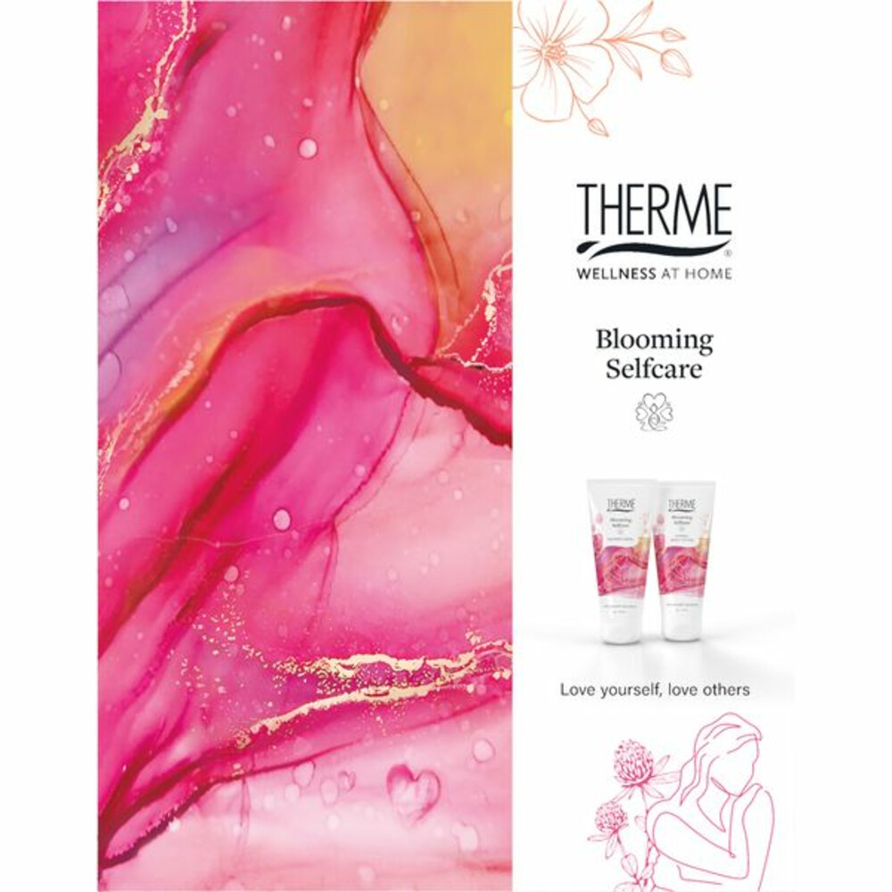 Therme Blooming Selfcare Geschenkset Bodylotion 200 ml + Douchegel 200 ml 1 set