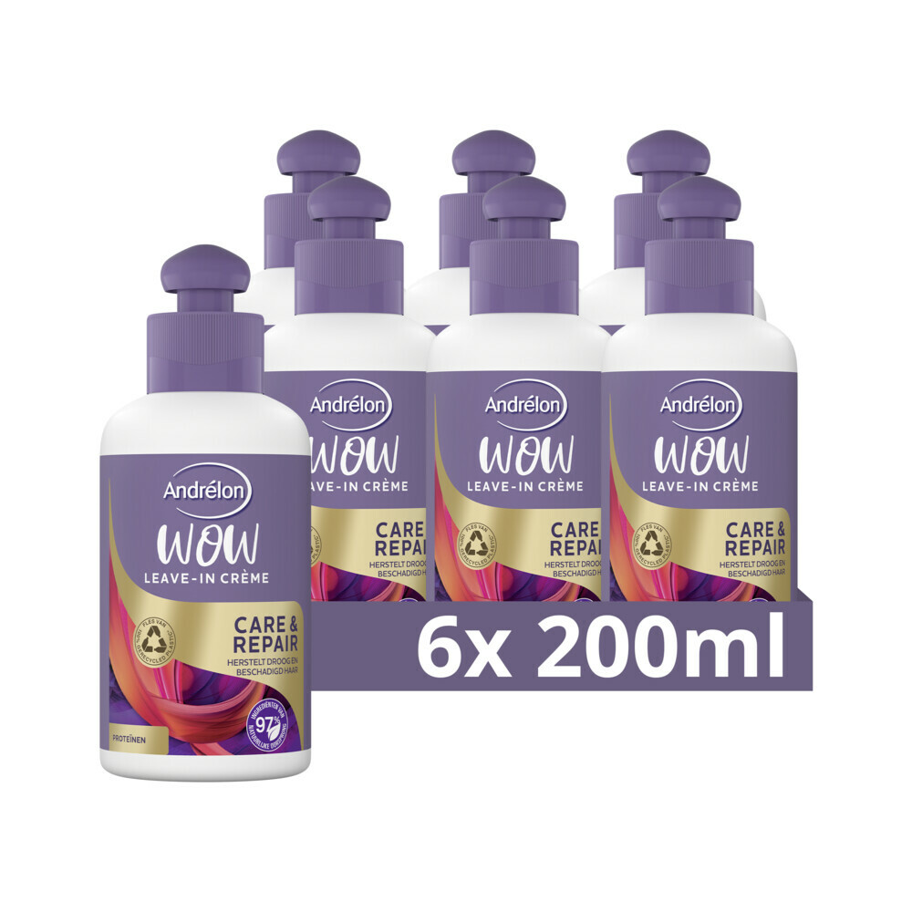 6x Andrelon Leave-In Care&Repair 200 ml