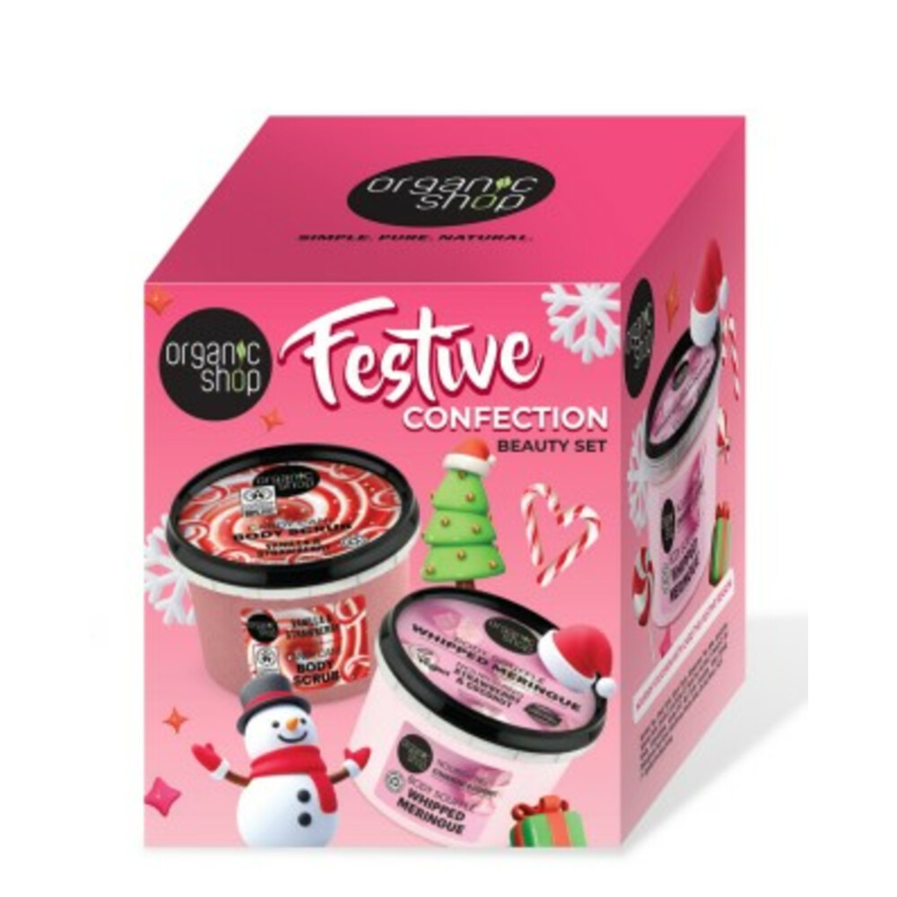 3x Organic Shop Festive Confection Beauty Geschenkset 1 set