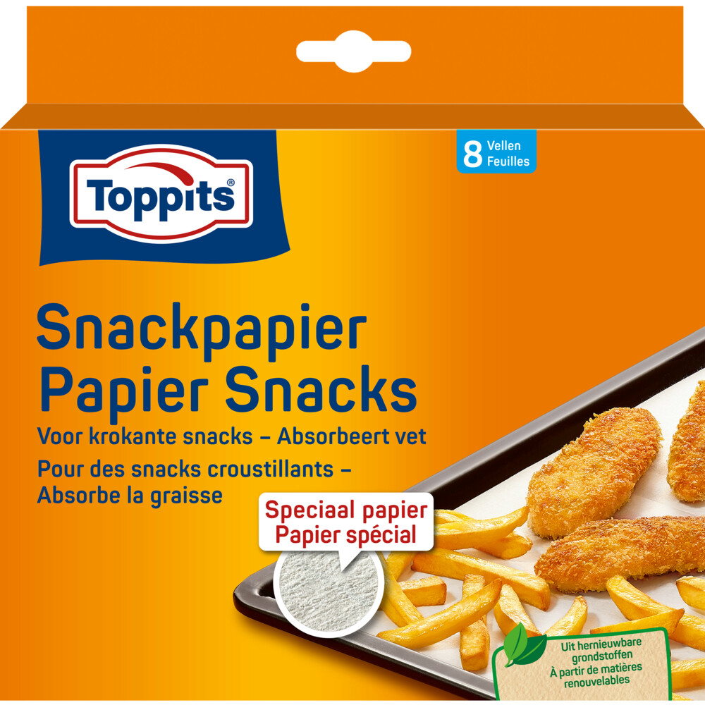 10x Toppits Snackpapier Vellen 8 stuks