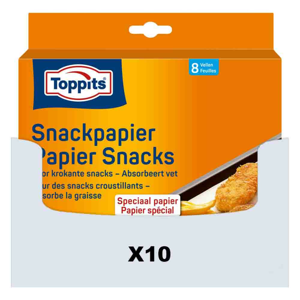 10x Toppits Snackpapier Vellen 8 stuks