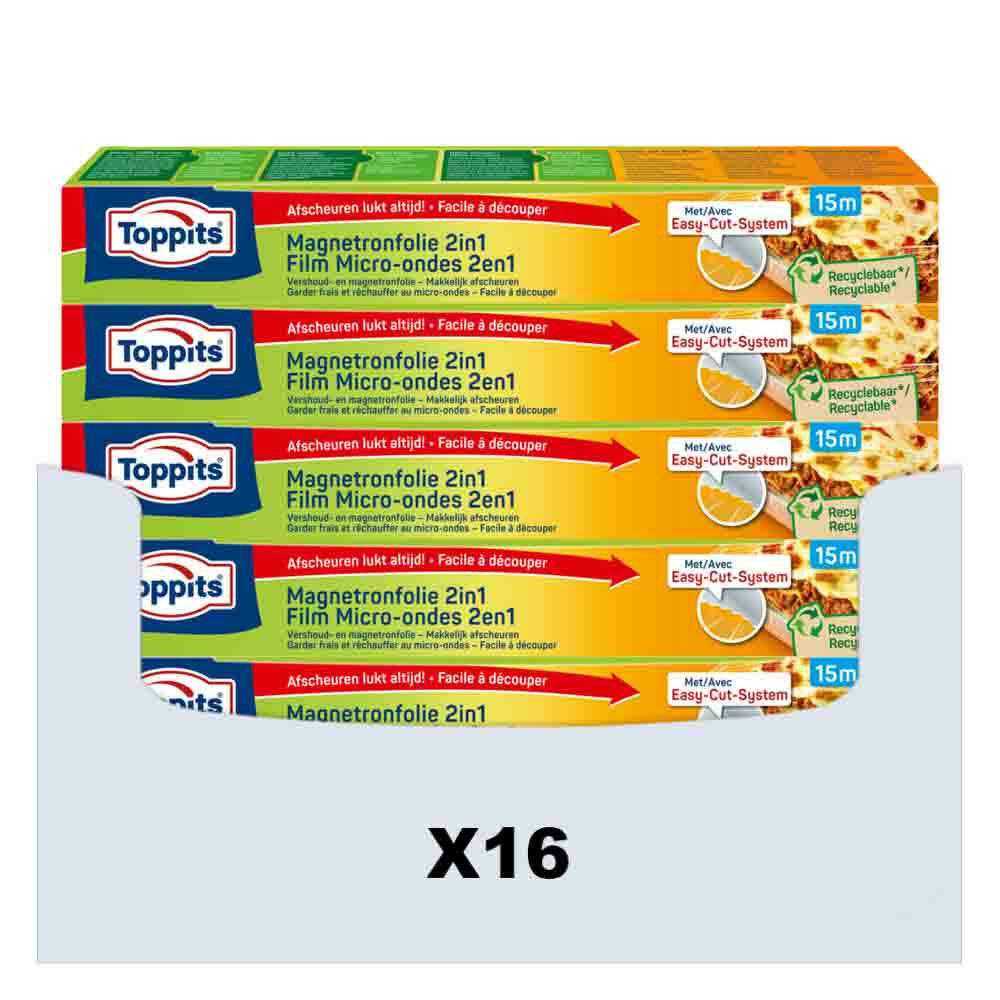 16x Toppits Magnetronfolie 2in1 15 meter