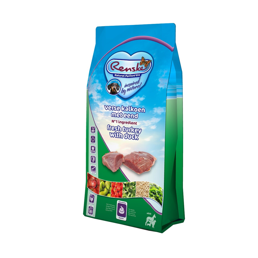 Renske Super Premium Adult Hondenvoer Kalkoen&Eend 6,5 kg