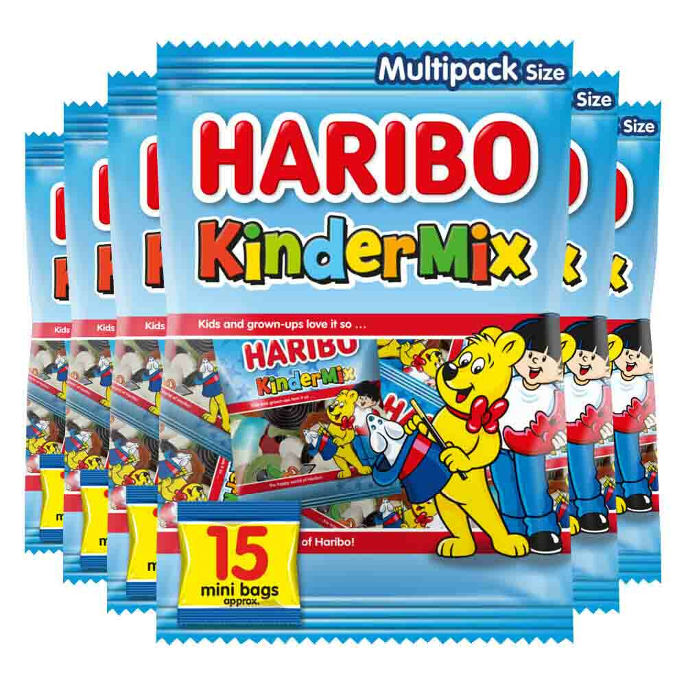 6x Haribo Kindermix Uitdeelzakjes 375 gr