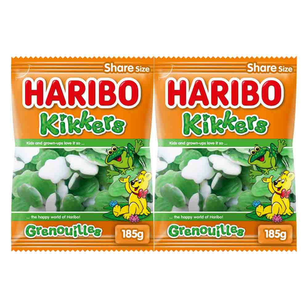 2x Haribo Kikkers 185 gr