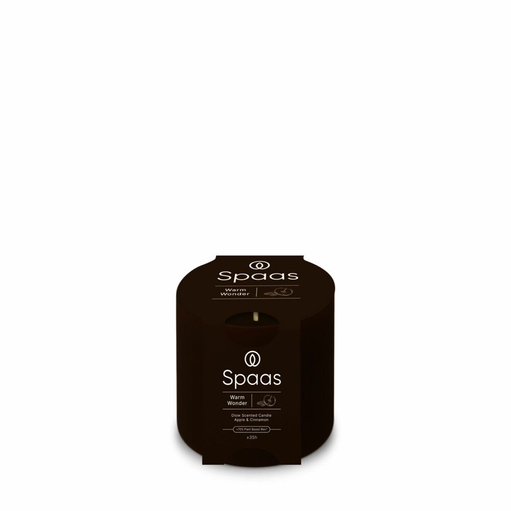 6x SPAAS Glow Geurkaars Warm wonder± 35 branduren