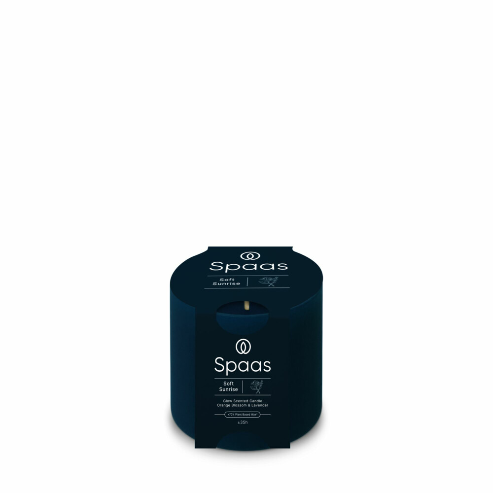 6x SPAAS Glow Geurkaars Soft Sunrise± 35 branduren