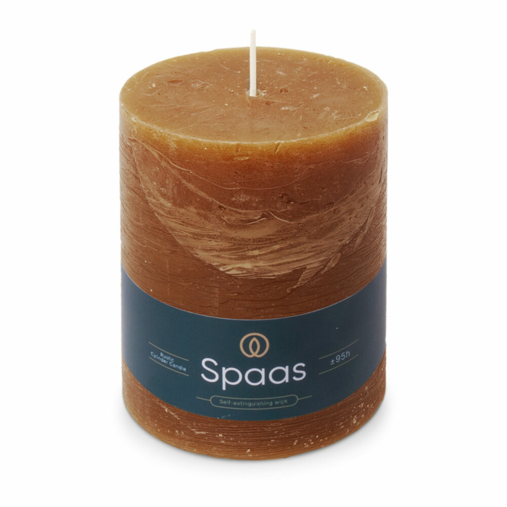 SPAAS Rustieke Pillarkaars± 95 branduren Cognac
