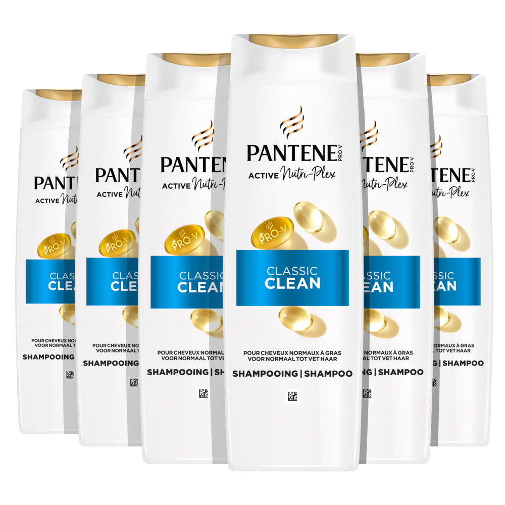 6x Pantene Shampoo Classic Clean 400 ml