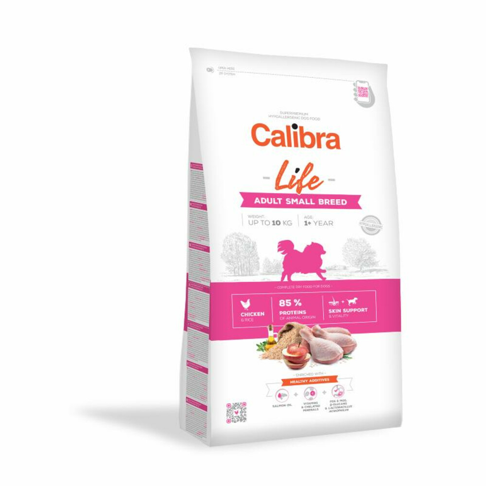 Calibra Life Hypoallergenic Adult Small Hondenvoer Kip & Rijst 6 kg