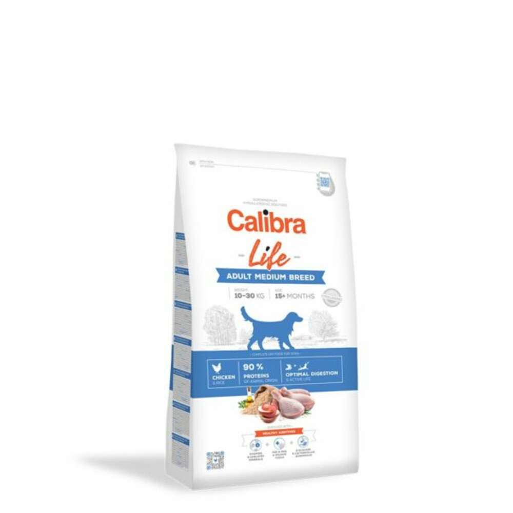 Calibra Life Adult Medium Hondenvoer Kip 12 kg