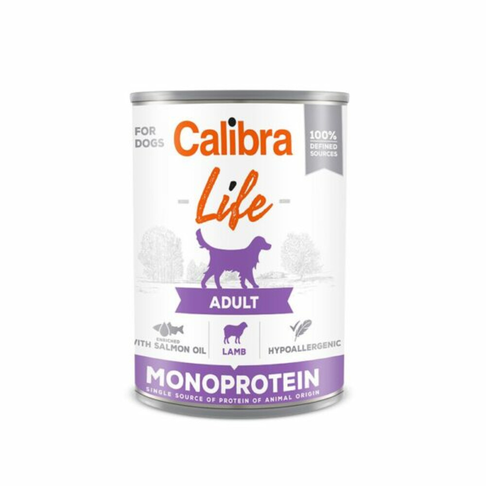 6x Calibra Life Adult Hondenvoer Nat  Lam 400 gr