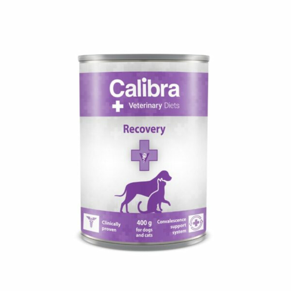 6x Calibra Veterinary Diet Recovery Honden- en Kattenvoer Nat 400 gr