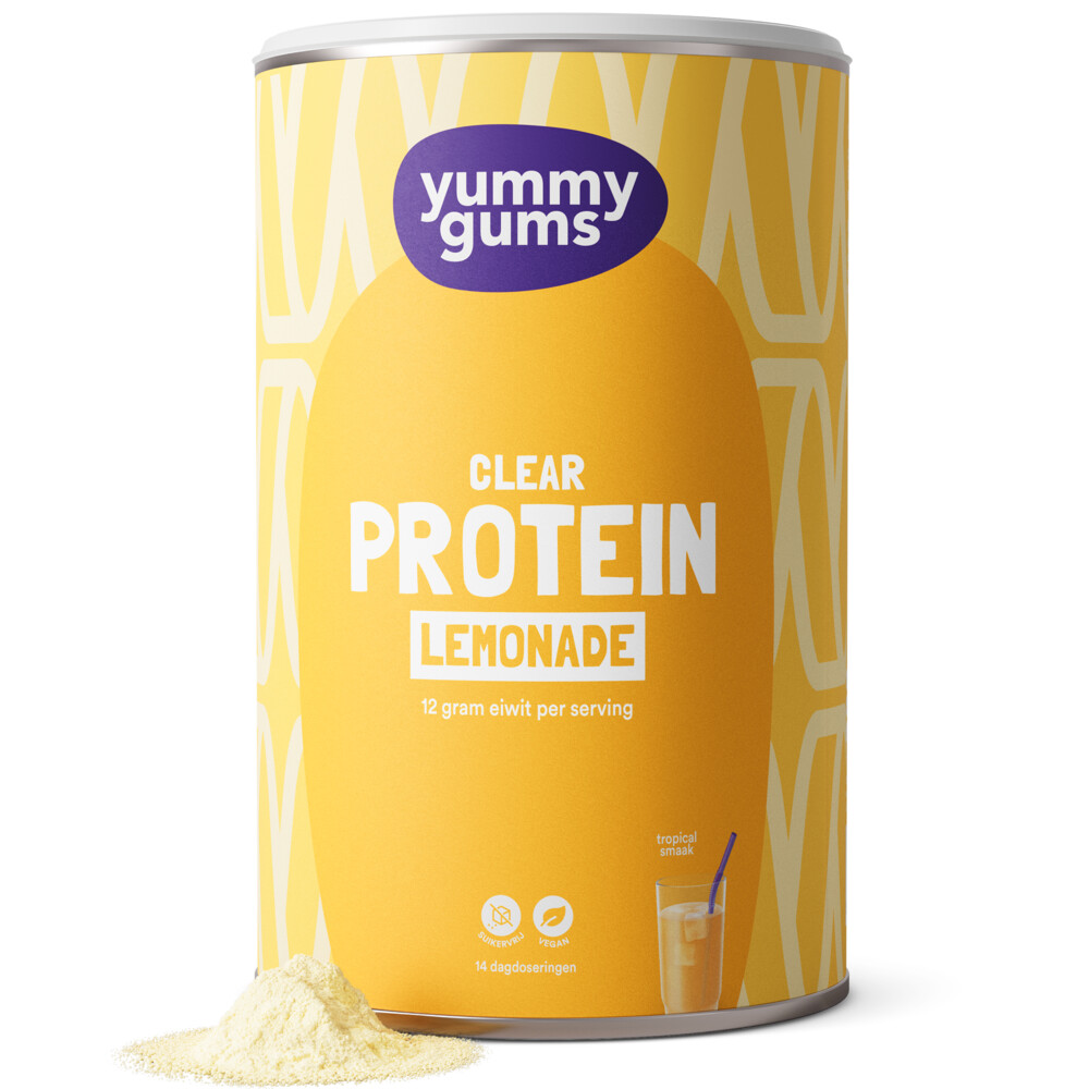 2x Yummygums Clear Protein Lemonade 224 gr