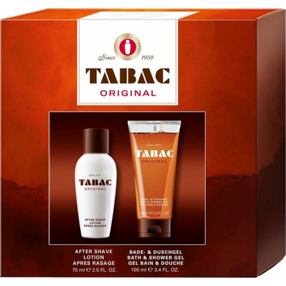 Tabac Original Geschenkset Aftershave Lotion&Douchegel 75 ml + 100 ml