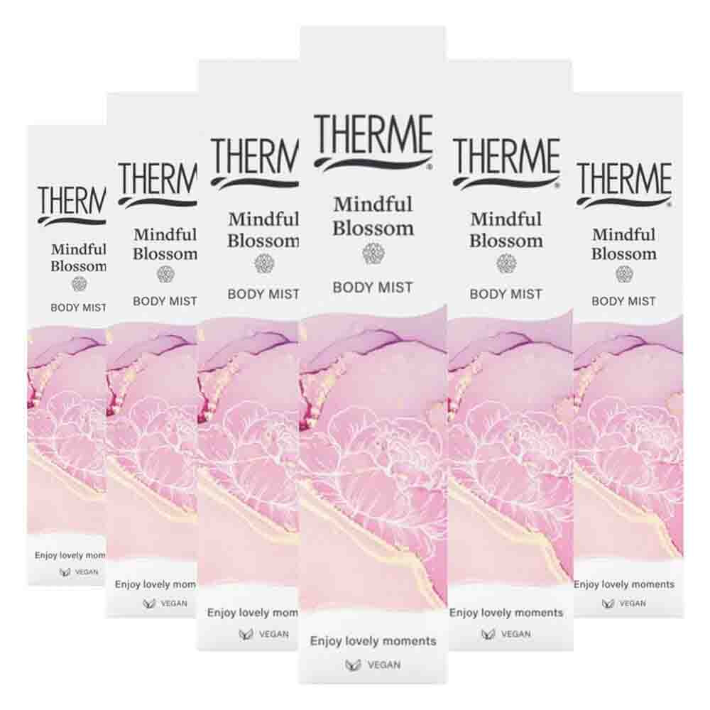 Therme 6x Mindful Blossom Body Mist 60 ml - 6 stuks