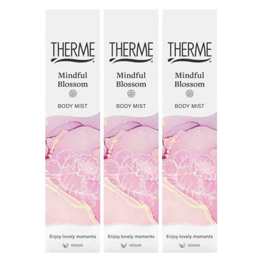 Therme 3x Mindful Blossom Body Mist 60 ml - 3 stuks