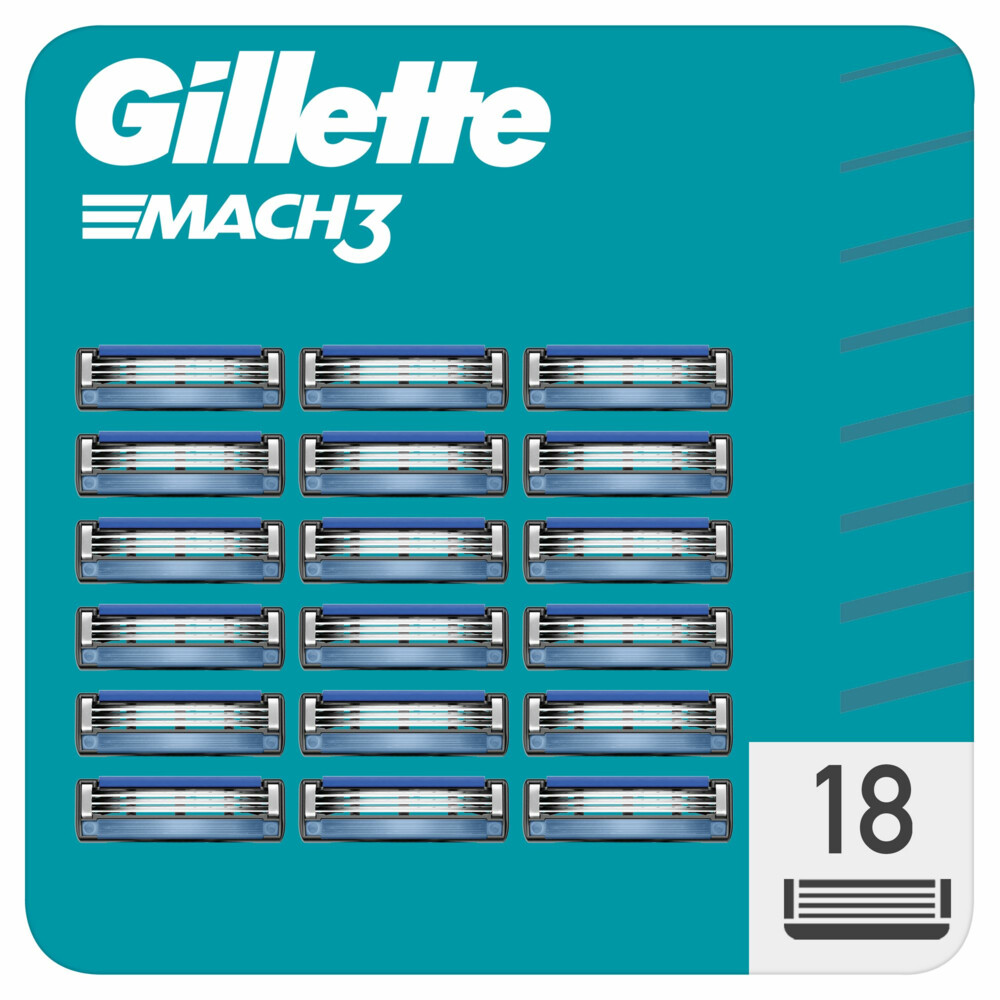 Gillette Scheermesjes Mach3 18 stuks