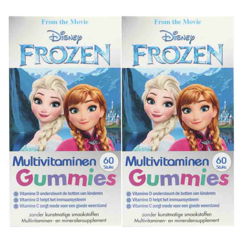 2x Disney Multivitamines Frozen 60 gummies