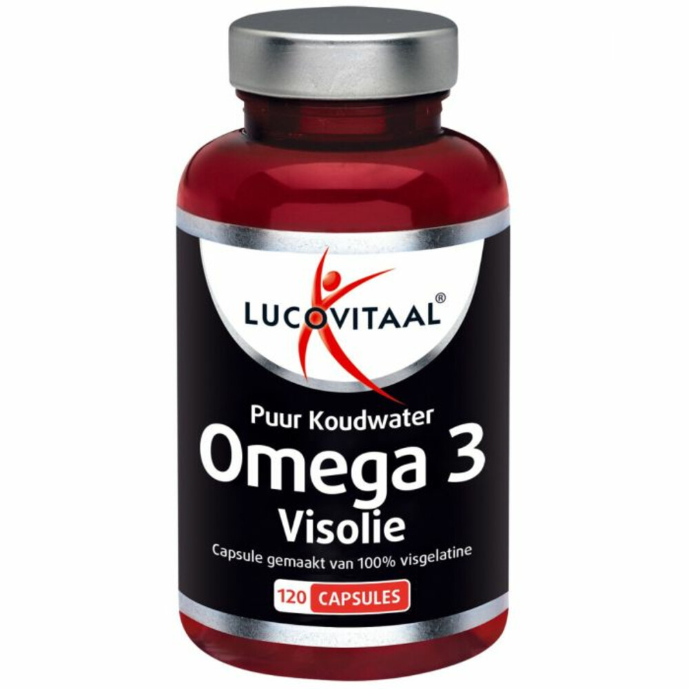 2x Lucovitaal Visolie Puur Koudwater Omega 3 120 capsules