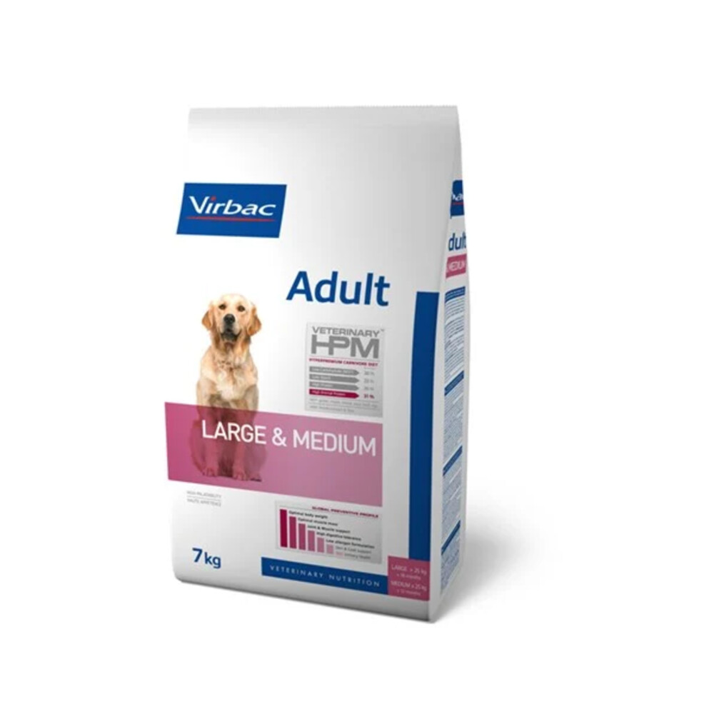 Virbac HPM Adult Large/Medium Breed Hondenvoer 7 kg