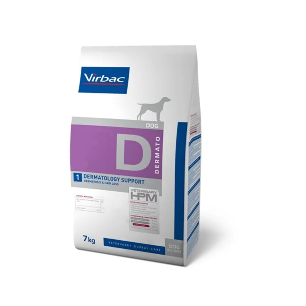 Virbac HPM Dermatology Support D1 Hondenvoer 7 kg