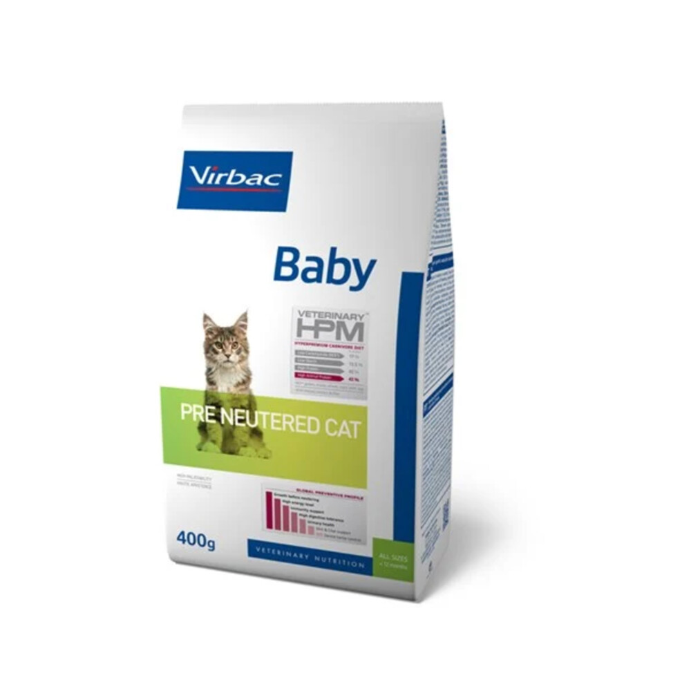 Virbac HPM Pre Neutered Baby Kattenvoer 400 gr